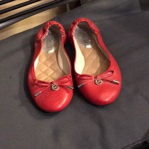 Michael Kors fun red flats